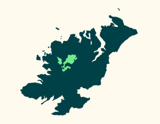 Location in Co.Donegal