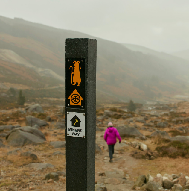 Miner's Way Sign Post