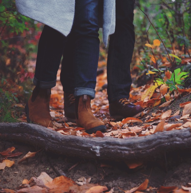 Two People Walking