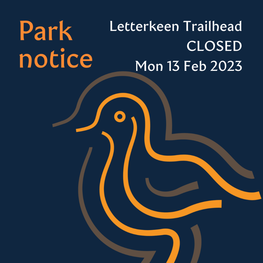 trailhead closure notice