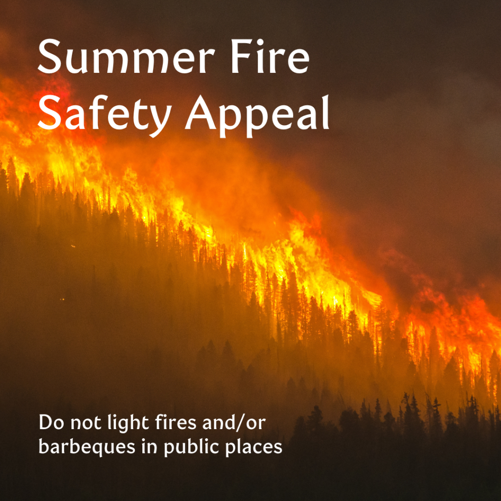 summer fire safety appeal notice
