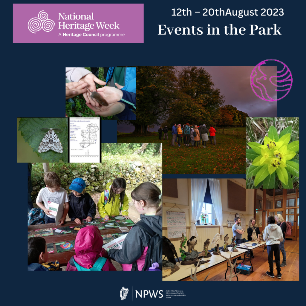 Events in the Park National heritage Week 12th - 20th August 2023