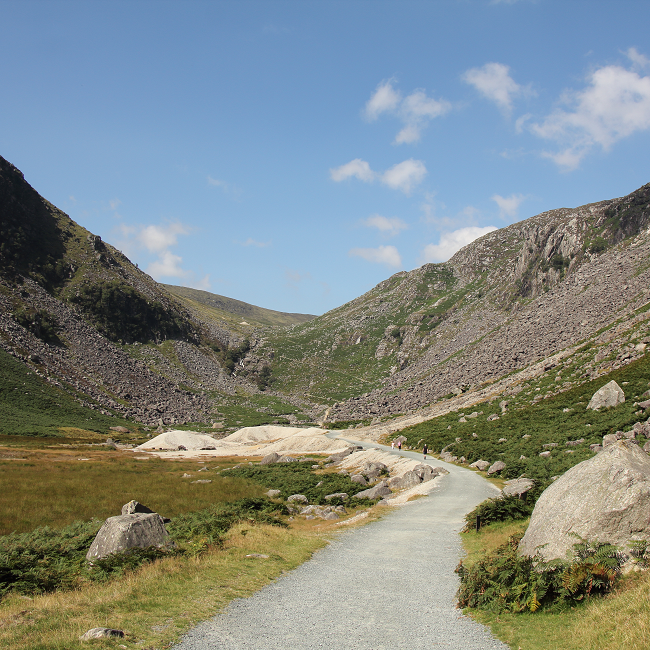 Approach to the Miners' Village.