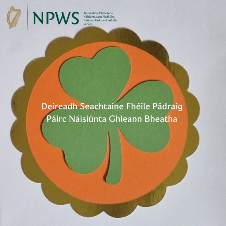 NPWS Deireadh Seachtaine Fhéile Pádraig Páirc Náisiúnta Ghleann Bheatha