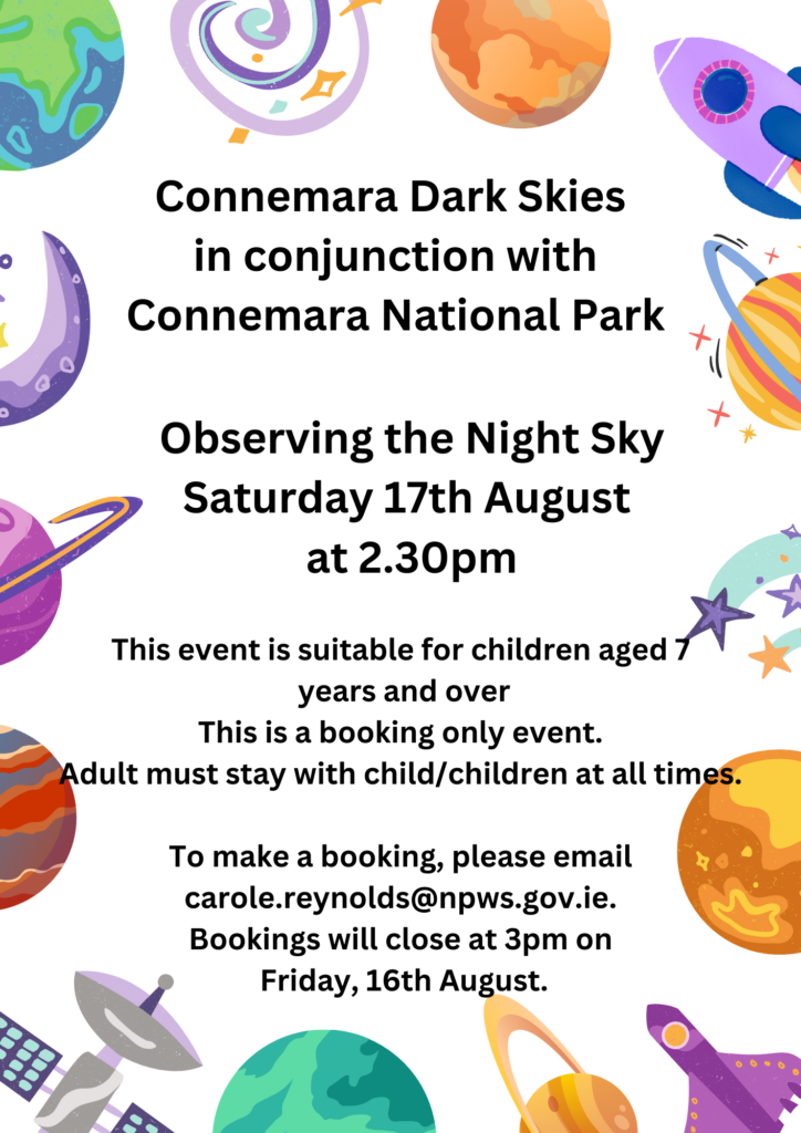 Information on Connemara Dark Skies Children's event