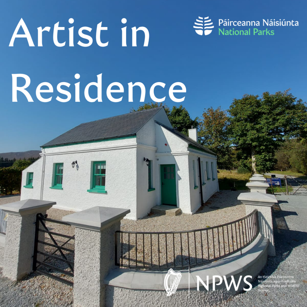 Artist in Residence Opportunity Poster at Russell's Cottage