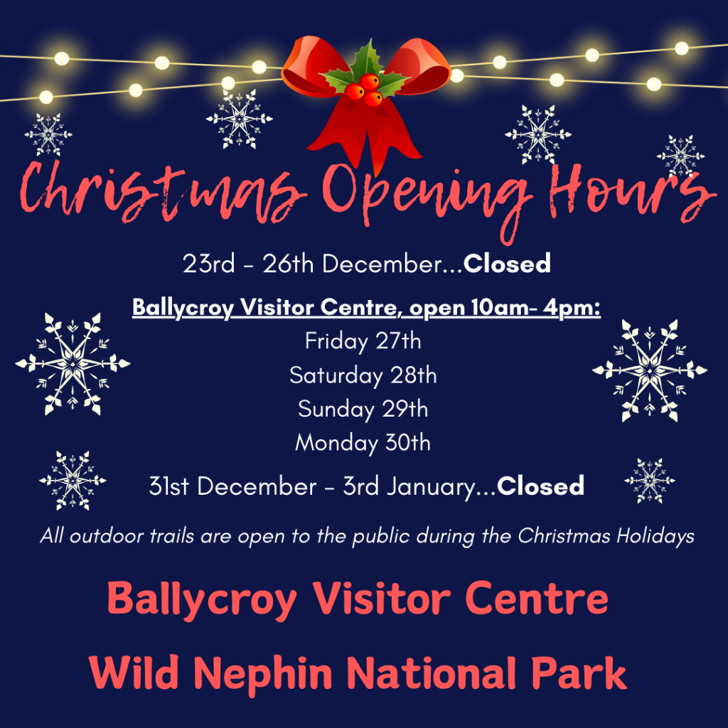 Christmas 2024 Opening Hours - Ballycroy