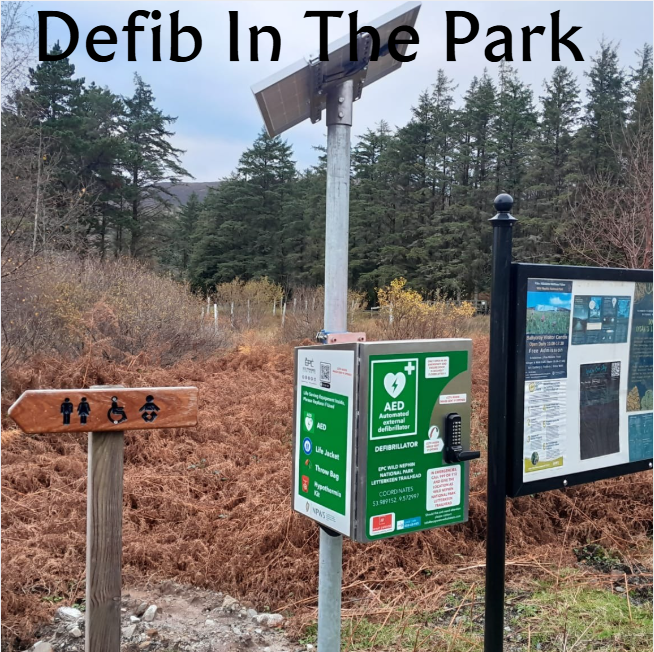 Defibrillator in the park
