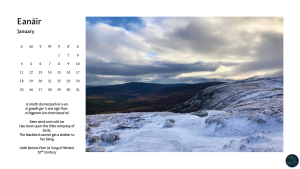 Wicklow Mountains National Park Calender 2026